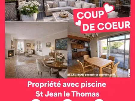 villa saint jean le thomas 10 pièce(s) 220 m2