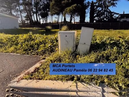 vente terrain 640 m² podensac (33720)