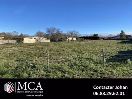 vente terrain 1200 m² belhade (40410)