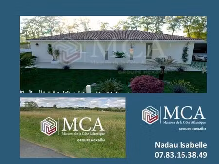 vente terrain 824 m² bourg (33710)