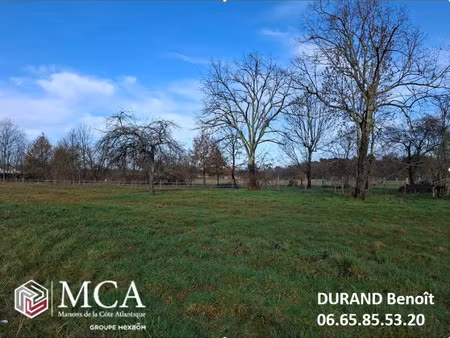 vente terrain 900 m² la force (24130)