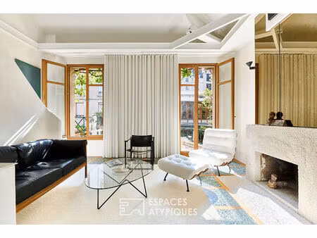 maison d'architecte avec terrasse au calme d'une impasse