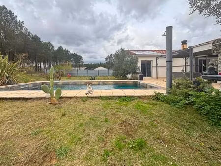 spacieuse maison à luxey avec piscine et jardin