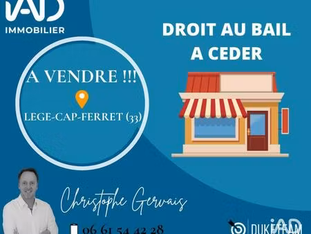 vente boutique/local commercial 70 m²