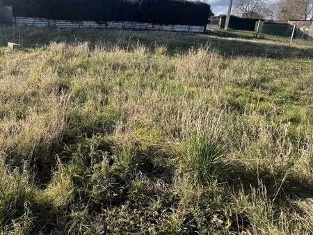 terrain constructible à vendre