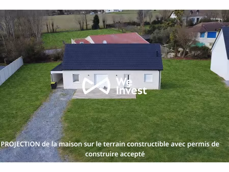 vente terrain 807m2 buros 64160 - 128400 € - surface privée