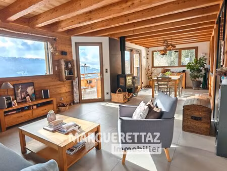 chalet 4 pièces avec vue panoramique à verchaix