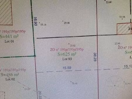 vente terrain à la limouzinière (44310) : à vendre / 625m² la limouzinière