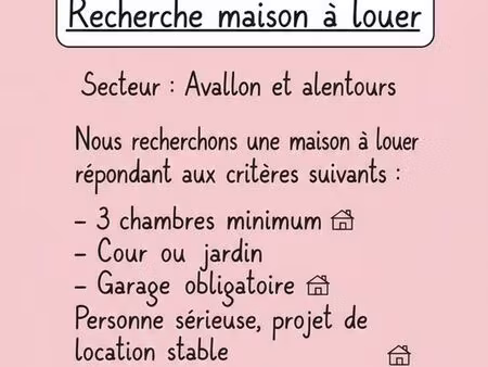 recherche location maison
