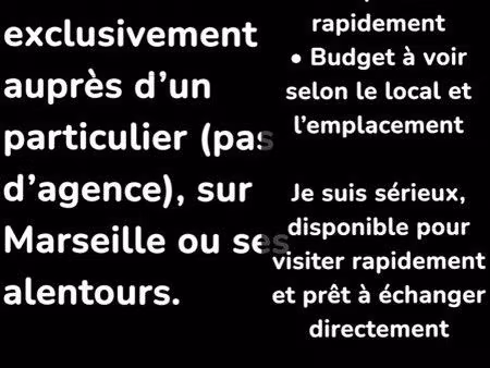 cherche local à louer sur marseille