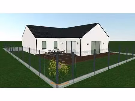 terrain avec maison neuve à vendre