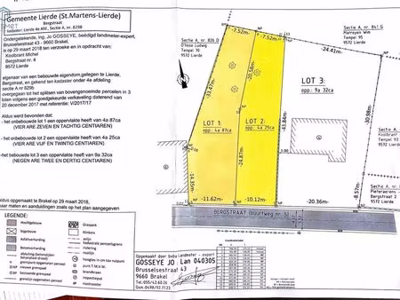 terrain à vendre à sint-martens-lierde € 125.000 (lkptw) - makelaarskantoor de smet bv | z