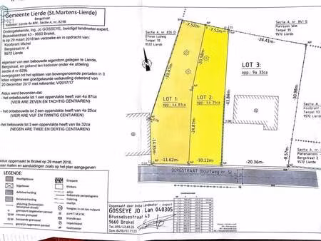 terrain à vendre à sint-martens-lierde € 135.000 (lkptw) - makelaarskantoor de smet bv | z