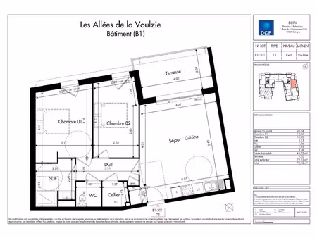 vente appartement 3 pièces 63 m² à provins (77160)  232 000 €
