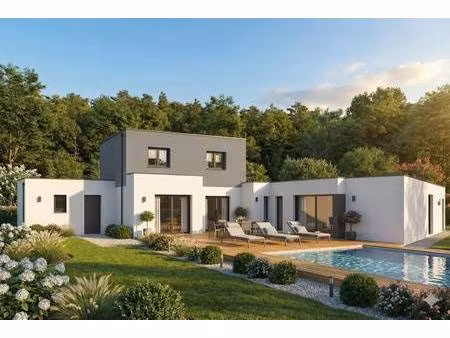 terrain avec maison neuve à vendre