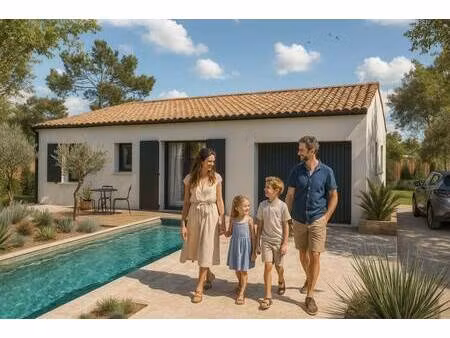 terrain avec maison neuve à vendre