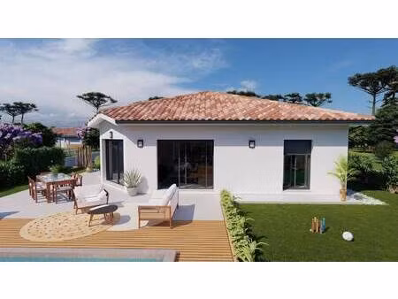 terrain avec maison neuve à vendre