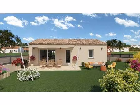 terrain avec maison neuve à vendre