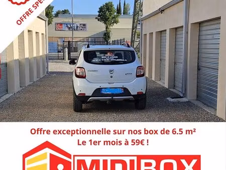 midibox – box garage garde meuble de stockage 6.5m²