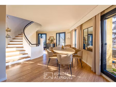 maison d'architecte rénovée avec piscine au coeur des maraîchers