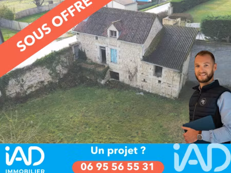 vente maison 3 pièces 70 m² beaumont saint-cyr (86490)