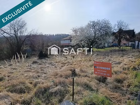 vente terrain à batir 1035 m² à beaucourt (90500)  77 000 €