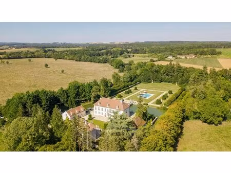 auxerre – a magnificent 18th century château surrounded by water and set in 5.5 hectares o