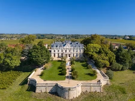 beautiful vineyard with 19th-c. château overlooking the river for sale - ideal for a wine 