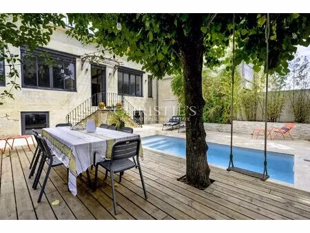 bègles – elegant stone chartreuse with garden  swimming pool  and garage with id 358636881