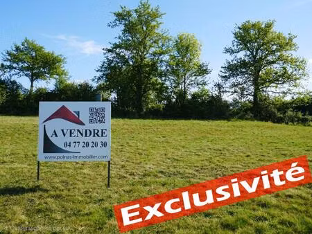 vente terrain 923 m² sainte-sigolène (43600)