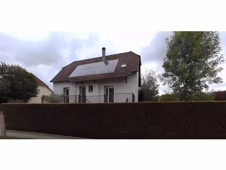 maison de village avec isolation exterieure sur sous-sol