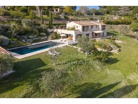 near saint-paul-de-vence – exceptional villa in vence  panoramic sea and hill views – 5 be