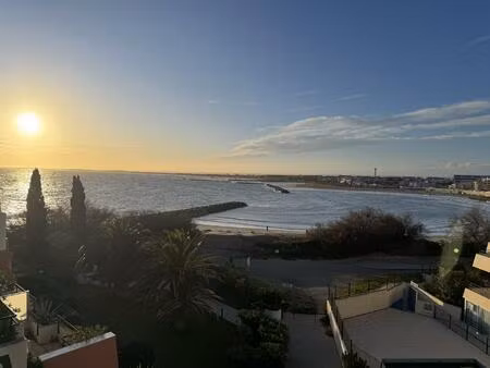 sete corniche - emplacement privilegie t2 cabine vue mer