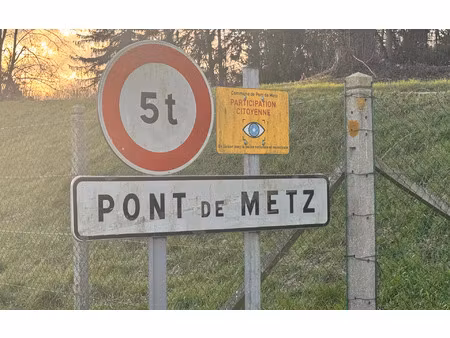 terrain pont-de-metz m² t- à vendre  125 000 €