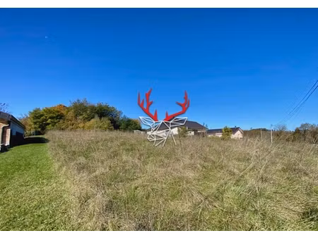 terrain plat à batir de 1020 m2 - plateau d'hauteville