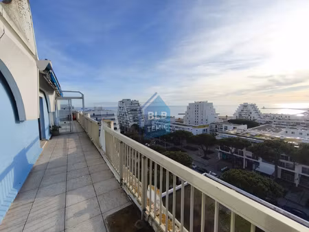 appartement t4 avec parking - dernier étage vue panoramique