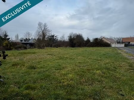 terrain 1005m2 borné et viabilisé