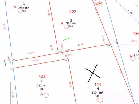 terrain constructible montenois