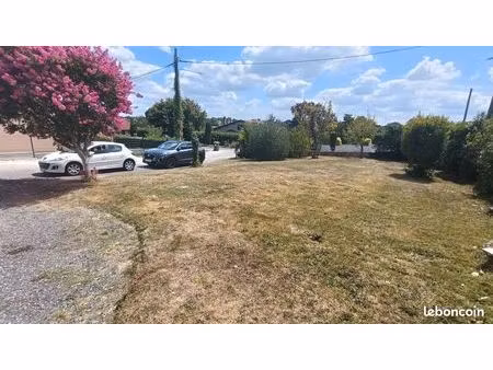 terrain plat 500 m2 viabilise + permis de construire