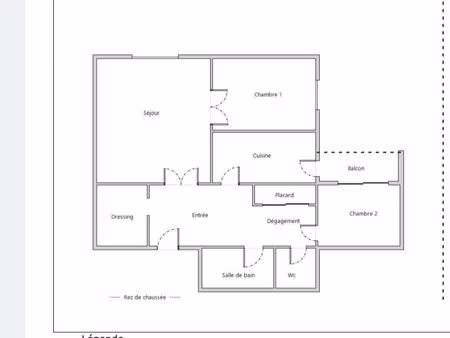 appartement 59.91m²
