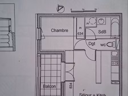 loue t2 portet-sur-garonne