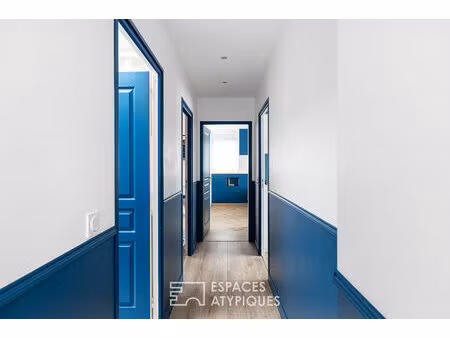 maison contemporaine rénovée avec dépendance et jardin intime