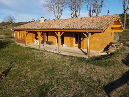 chalet en bois de plain-pied