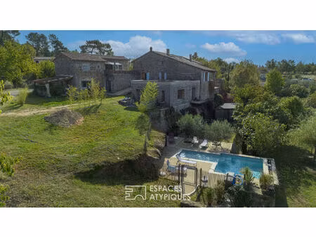 mas de caractère rénové avec ses gîtes  sa piscine et son atelier d'artiste