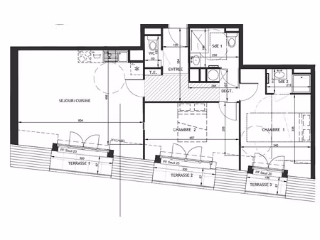 appartement 3 pièces