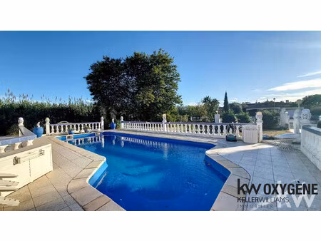 viager occupé grande maison + duplex avec piscine en vente à m