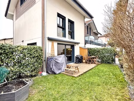 segny 01170  triplex-garden  4 chambres  jardin  garage  par