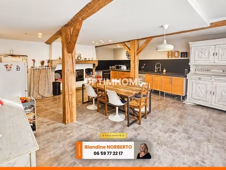 agreable maison de caractere +terrasse + garage