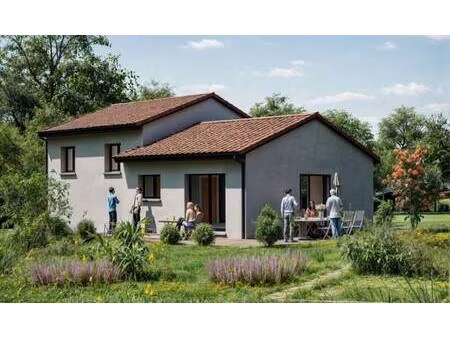 terrain avec maison neuve à vendre