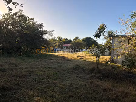 a vendre terrain saint françois